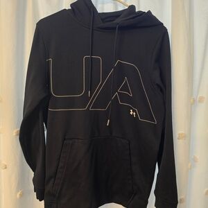 Under Armour Black Sweatshirt Cold Gear Sz Small Womens